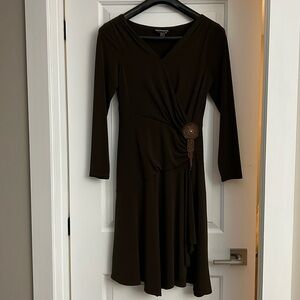 Dark Brown Jersey Dress